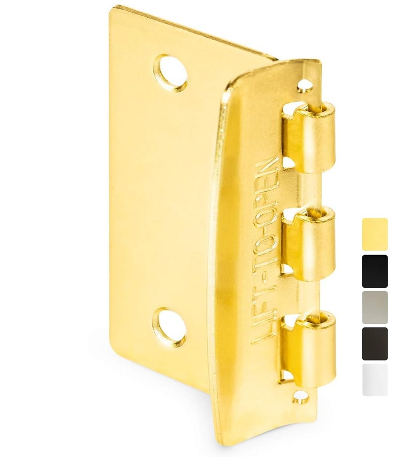 JD Jack N'Drill Jack Nâ€™ Drill Flip Action Door Lock (6 Pack)- Reversible Privacy Door Locks with Anti Lockout Screw for Child Proofing and Home Defense, Easy to Install and Durable Lock for Interior Swing-in Doors - Image 1